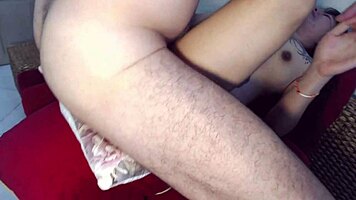 Wow, stepdaddy destroys Asian girlfriend’s little ass with hard anal!