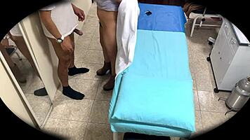 security camera in monterrey hospital medical office