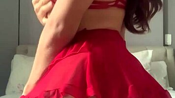 Solo Video Call With Crossdressing Transsexual In Fishnets