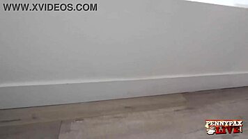 Gorgeous model Penny Pax surprises her photographer by revealing her wet pussy and engaging in intense fucking, assfucking, blowjob, deepthroat, and masturbation.