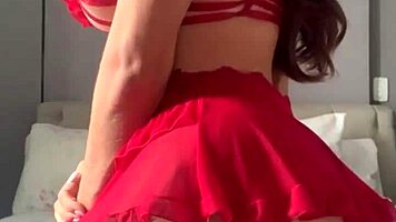 Solo Video Call With Crossdressing Transsexual In Fishnets