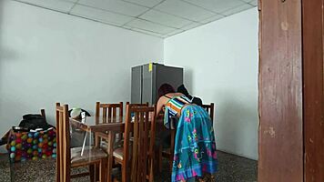 Sinful Maid Spreads Her Pretty Pussy Open!