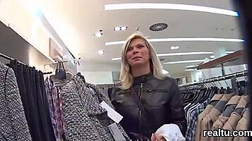 Striking Czech Teen Seduced in Mall and Fucked POV