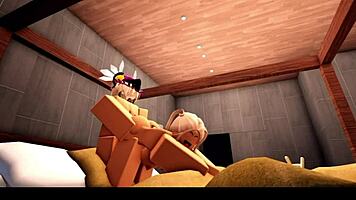 blonde roblox cheerleader returns with her headless jock boyfriend