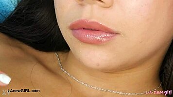 Stunning latina beauty shows her body in photoshoot