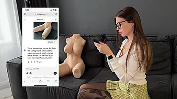 baby girl rides hard and takes huge cum load on face! 😍