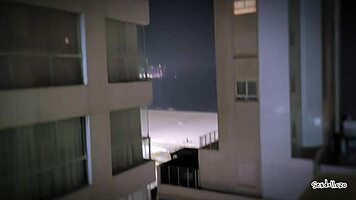 Hidden Passion Sucking Neighbor On Stairs Pov.