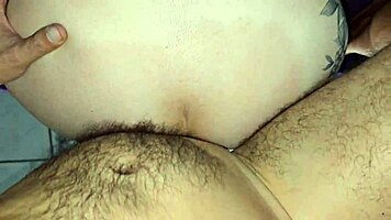 Brazilian Wife with Small Waist Spreads Tight for Anal in Doggy Style