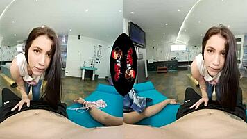 vrlatina big booty latina receives ass pounding vr