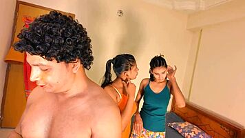 Uttaran20 - Redhead Babe with Tiny 18+ Tits Dominates Creamy Threesome