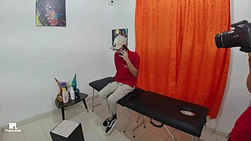 Masajista with Huge Cock Pounds Client’s Big Ass, Leaving Her Craving More, Part 1