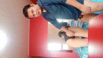 i spotted the hot neighbor working out in the common area, offered cash for a quick fuck with her big ass