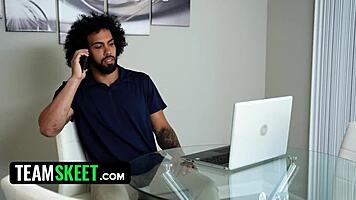 Flexible Beauty Gets Titty Fucked In CFNM Scene