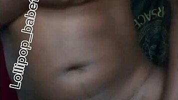 i'm getting so horny watching this sexy black babe shake her ass after smoking