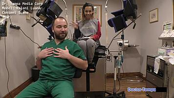 Kalani Luana handcuffed and tickled in hospital for cash