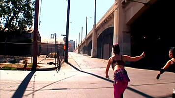 Samira Sucks Pole Before Fucking!