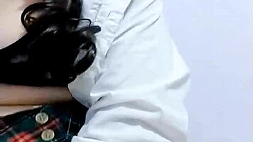 mexican school girl masturbates to orgasm after classes with wet pussy