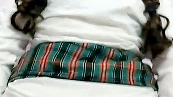 mexican school girl masturbates to orgasm after classes with wet pussy