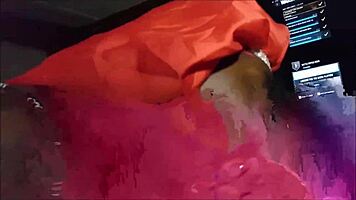 Getting my dick sucked through reeses shorts in 4k, sloppy blowjob