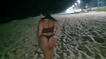 BBW With Pierced Nipples Sucks Cock and Shows Pussy