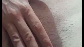 Young Teen Prostitute in Short Without Underwear Shows Hairy Pussy Outdoors