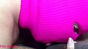 Excited black guy fucks tight latina's big ass in lingerie.