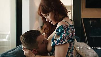 Pastor's Wife Dominates Submissive Virgin Man in Taboo Sex