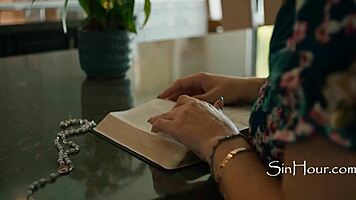 Pastor's Wife Dominates Submissive Virgin Man in Taboo Sex