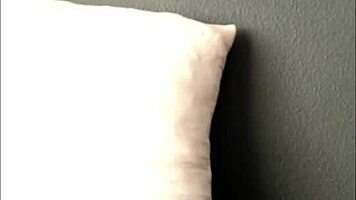 Curvy ebony teen squirts pussy in homemade lingerie solo