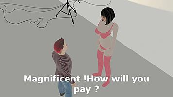 Chinese Model in Lingerie Seduces Photographer for Payment