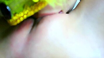 leaked pussy licking till she squirts in assfucking session