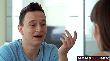 Lusty Milf Alyssa Reece Helps Virgin Stepson Before Date