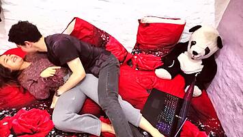 I, Petite Teen Babe, Enjoy My Boyfriend's Monster Cock One More Evening.