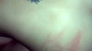 Daddy’s lil slut takes big cock in homemade interracial action. Her tight ass gets pounded hard by monster meat.