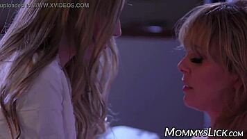 Want to see this milf fucked by two young babes in a lesbian threesome?