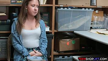 Teen shoplifter caught