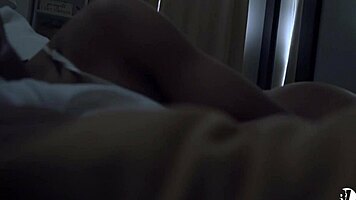 quick blowjob and cum in mouth before workout with squirting