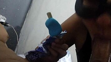 i sucked my stepson's small dick and he filled my mouth with cum