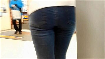 Teen Ass In Tight Jeans Hidden Cam