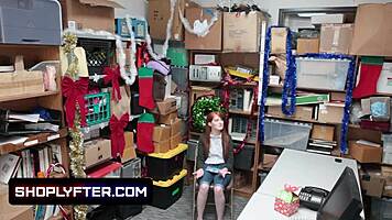 Suspected redhead krystal orchid undergoes a strip search by police.