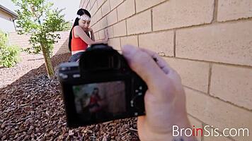 A guy made a photo collection of his naked stepsister