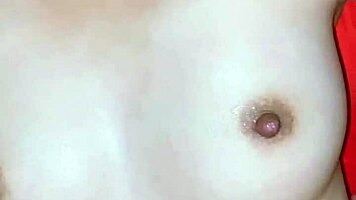 Teen squirts vibrator orgasm caught by neighbor