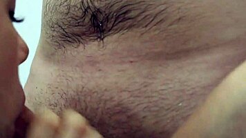 Mom spies on step son in shower, sucks his cock!