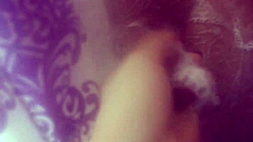 Mom spies on step son in shower, sucks his cock!