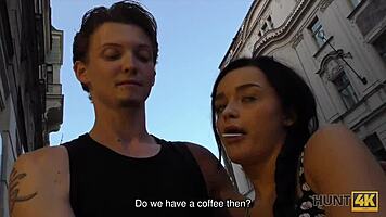 skinny babe erica black turns slut for cash, wow!