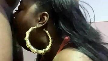 Sloppy Blow Job From Fat Bbw Black Ebony Young Milf!