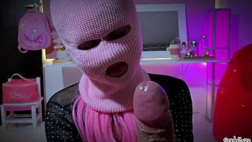 Bandit whore girlfriend milks with massage until last drop