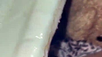 Female teen masturbates with pizza chocolate ice cream peach cheese