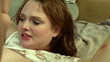 moaning teen with small tits rides big cock