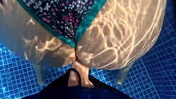 Big-Ass Milf Fucked In The Pool! She Loves Cock More Than Food!
